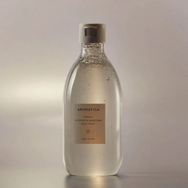 Aromatica Serene Body Wash Lavender & Marjoram – raminantis kūno prausiklis
